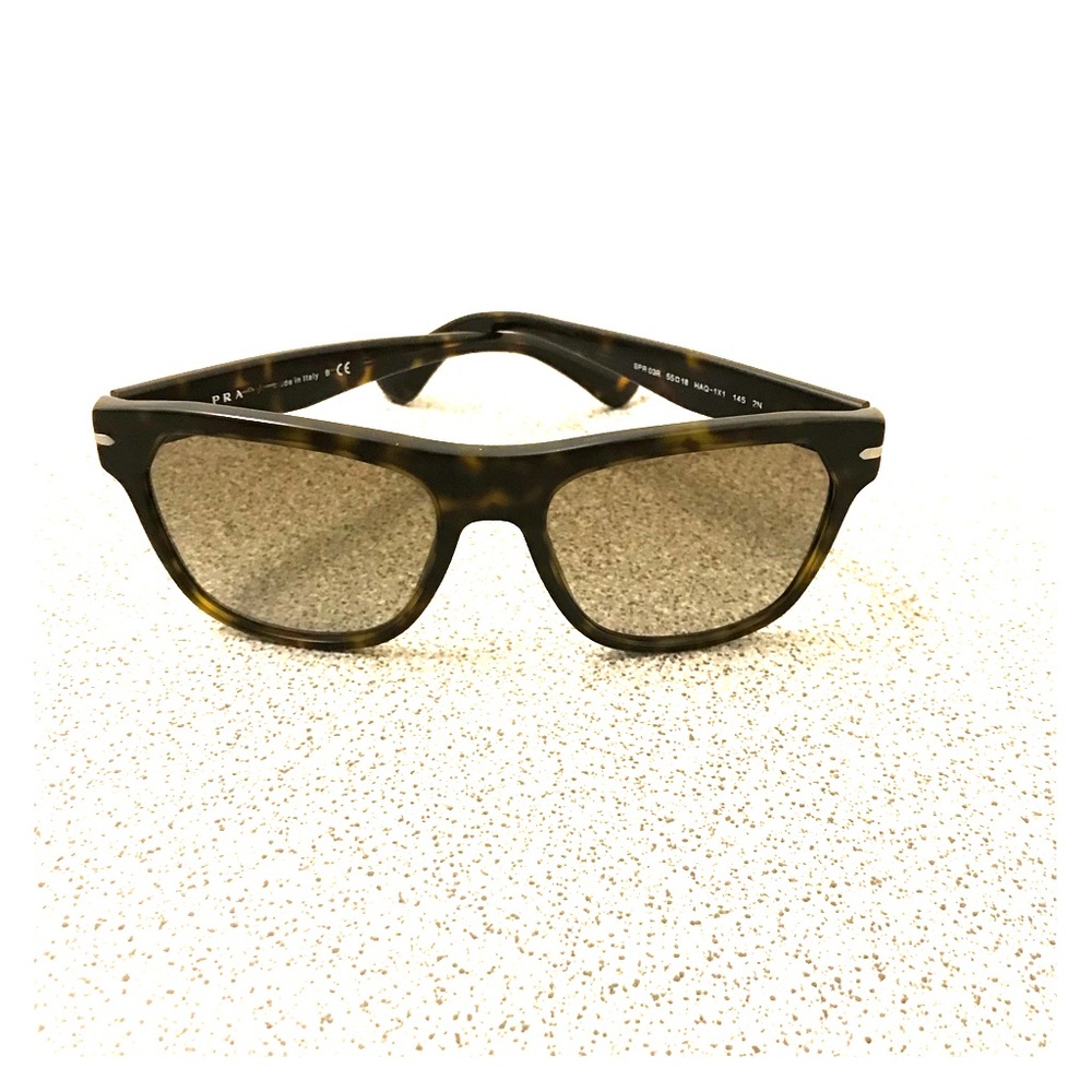 Prada Sunglasses Matte Havana Brown Lens 55mm